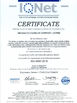 China World Equipment (Changzhou) Co., Ltd. certification