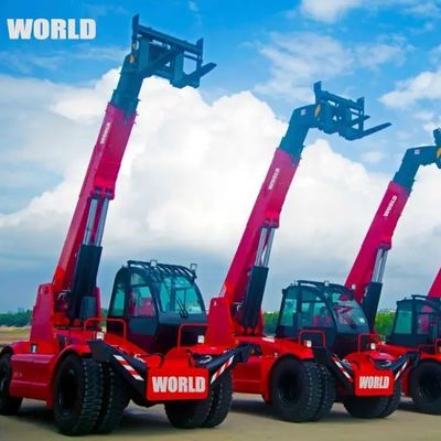 World 5 Ton Rough Terrain Forklift With Certification Telescopic Handler Forklift