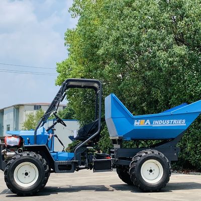 Blue Mini Garden Tractor Diesel Electric Tractor With Grapple