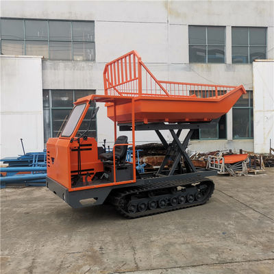 2800mm Crawler Mini Dumper 4wd Palm Oil Dumper With Scissior Lift