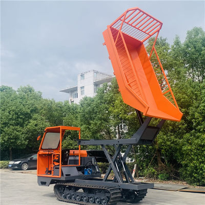 4x4 Crawler Mini Dumper High Lifting Small Tracked Dumper With 3 Cylinder Engine