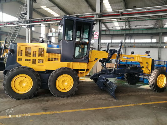 Hydraulic Brake System Heavy Equipment Motor Grader Mini For Road Construction