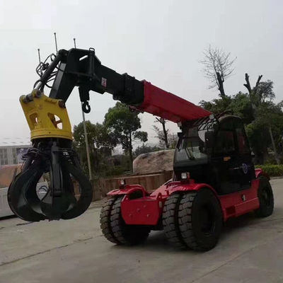 10ton Telescopic Crane Loader Mini Front Wheel Drive Low Noise