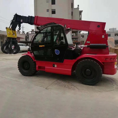 10ton Telescopic Crane Loader Mini Front Wheel Drive Low Noise