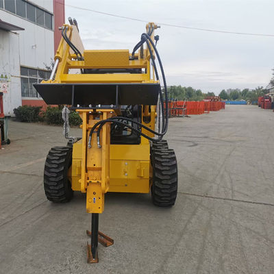 Skid Steer Loader With Various Accessories