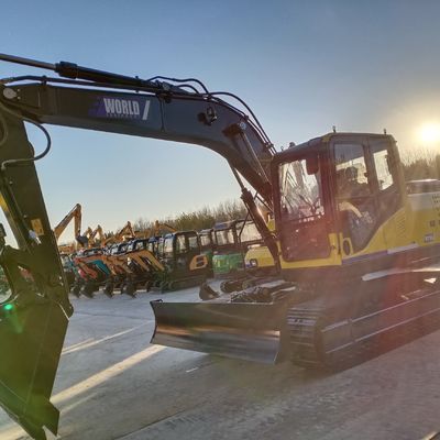 Long Arm Excavator With Rubber Tracks