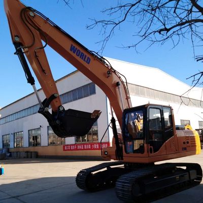 Earthmoving Hydraulic Crawler Excavator Long Boom Excavator With LCD Display