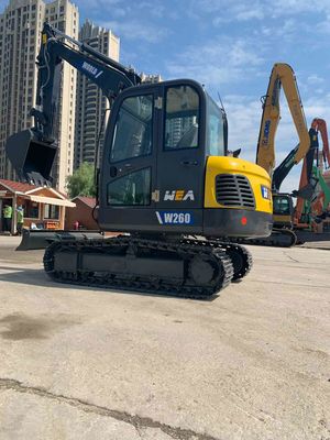 Agricultural Mini Crawler Excavator 3.8m Max Digging Depth Equivalent To Komatsu Pc60