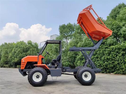 Slope Operation 35HP Palm Oil Tractor 10-16.5 Wide Flotation Tires 4WD for Hillside Plantations