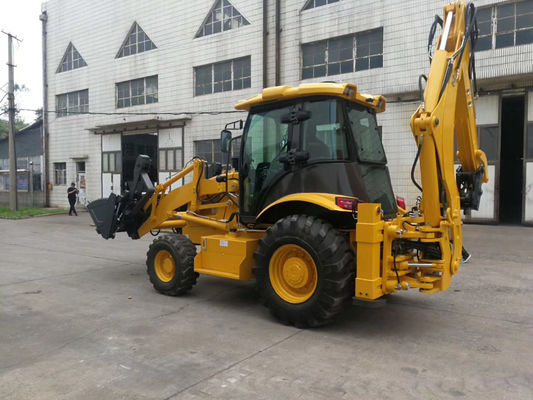 4X4 Backhoe Wheel Loader New Condition Reliability Small Backhoe Loader