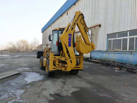 High Stability Electric Backhoe Loader 1m3 Compact Tractor Loader Backhoe