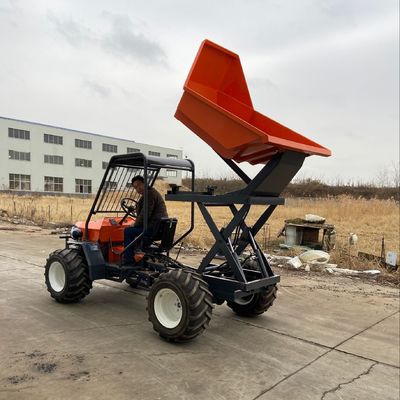 4 Wheel Drive Agriculture Palm Oil Plantation Dumper Tractor 14HP